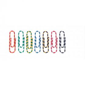 Agrafe colorate 28 mm, 100/cutie, ALCO Zebra - asortate