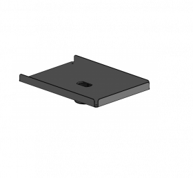 Suport SpacePole SPV3104-02 pentru imprimante, negru
