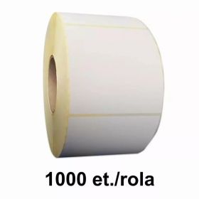 Role etichete semilucioase ZINTA 70x121 mm, 1000 et./rola
