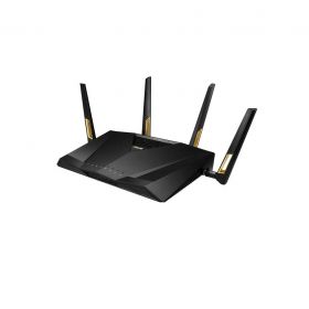 Router Wireless Asus RT-AX88U; Standard rețea: IEEE 802.11a, IEEE 802.11b, IEEE 802.11g, IEEE 802.11n, IEEE 802.11ac, IEEE 802.11ax, IPv4, IPv6; Segment produs: Performanță AX Extremă AX6000; Rata Datelor: 802.11ax (2.4GHz): până la 1148 Mbps, 802.1