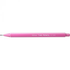 Creion mecanic PENAC The Pencil, rubber grip, 1.3mm, varf plastic - corp roz