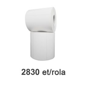Rola etichete de plastic ZINTA albastre 100x50mm, 2830 et./rola