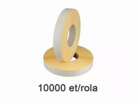 Role etichete semilucioase ZINTA 24x15mm, 10.000 et./rola