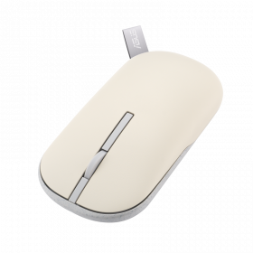 MD100 MOUSE PUR BT 5.0 + RF 2.4GHZ 90XB07A0-BMU010,Weight:0.22 Oat Milk Color for WW, with