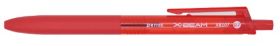 Pix PENAC X-Beam XB-107, rubber grip, 0.7mm, clema plastic, corp rosu - scriere rosie