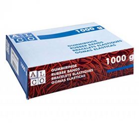 Elastice pentru bani, 1000g/cutie, D 200 x 6mm, ALCO