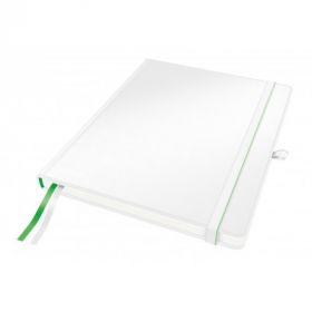Caiet de birou LEITZ Complete, coperta dura, format iPad, 80 coli, matematica, alb