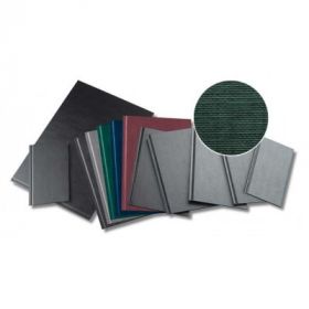 Coperti rigide A4, structura panzata, 20 buc/set, Metal-BIND OPUS Classic - negru