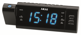 Radio cu ceas AKAI ACR-3888 cu Proiectie  1.2" LED display