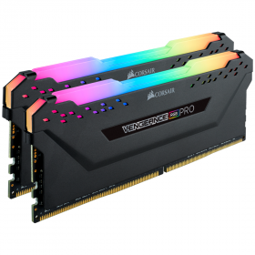 Memorie RAM DIMM Corsair Vengeance RGB PRO 16GB (2x8GB), DDR4 3600MHz, CL15, 1.35V, black, XMP 2.0