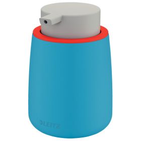 Dispenser pentru lichid LEITZ Cosy, ceramica, cu pompa, 300 ml, albastru celest