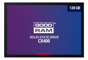 SSD Goodram, CX400, 128GB, 2.5", SATA III (6 GB/s), R/W speed: up to 550MB/s/450MB/s