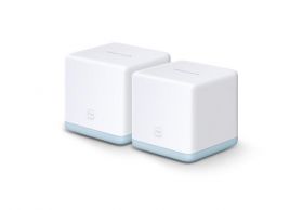 Mercusys AC1200 Whole Home Wi-Fi system (2 pack), Dual-Band,IEEE 802.11 a/b/g/n/ac, 2 porturi 10/100 Mbps pe unitate Halo, 300Mbps 2.4Ghz, 867 Mbps 5Ghz, WPA2-PSK + AES, IPv4, IPv6.