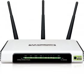 Router Wireless TP-Link TL-WR940N, 1xWAN 10/100, 4xLAN 10/100, 3 antene fixe 3dBi, N450, Atheros, 3T3R MIMO