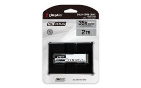 SSD Kingston, KC 2000, 2TB, M.2 2280, R/W speed: up to 3,200/2,200MB/s