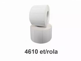 Role etichete de plastic ZINTA albe 60x30mm, 4610 et./rola