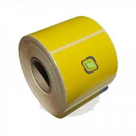 Rola etichete de plastic ZINTA 102x148mm, pentru congelate, 300 et./rola, galben