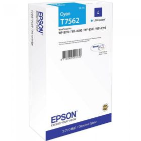 Cartus cerneala Epson T75624, cyan, capacitate 14ml, 1500 pagini, pentru WF-8590DWF, WF-8090DW, WF-8510DWF, WF-8010DW