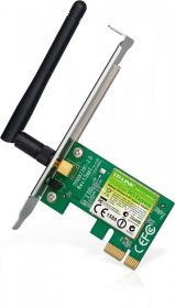 Adaptor wireless TP-Link, N150, PCI-E, 1 antena detasabila