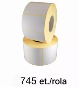 Role etichete semilucioase ZINTA 58x52mm, 745 et./rola