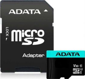 MicroSDXC/SDHC 256GB, AUSDX256GUI3V30SHA2-RA1, UHS-I Class 10, SD 6.0, R/W: up to 100/80MB/s, adaptor inclus