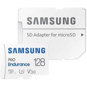 Card de Memorie MicroSD Samsung, PRO Endurance, 128GB, cu adaptor, Class 10