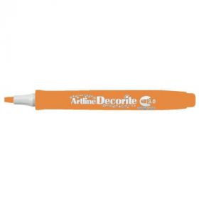 Marker ARTLINE Decorite, varf tesit 3.0mm - portocaliu pastel