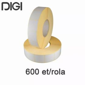 Role etichete termice ZINTA 40x46mm pentru DIGI, 600 et./rola
