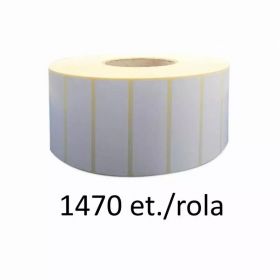 Role etichete semilucioase ZINTA 102x25mm, 1470 et./rola