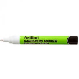 Marker ARTLINE, pentru gradinari, corp plastic, varf rotund 2.3mm - alb