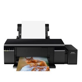 Imprimanta inkjet color CISS Epson L805, dimensiune A4, viteza max ISO 37ppm alb-negru, 38ppm color, rezolutie 5760x1440dpi, alimentare hartie 120 coli,  interfata USB 2.0, Wireless, Epson Easy Photo Print, Epson Print CD, consumabile: T6731A, T6732A, T67