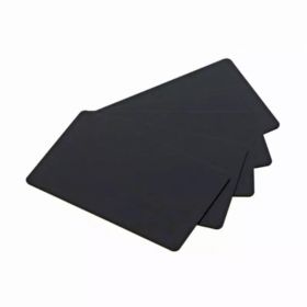 Card PVC Evolis, CR80, negru mat, 500 carduri