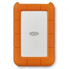 HDD extern Lacie, 2TB, Rugged, 2.5", USB3.0, argintiu si portocaliu