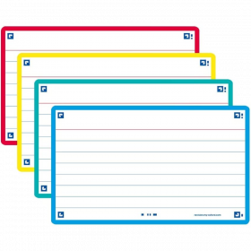 OXFORD Flash Cards 2.0, 4 x 20 flash cards/set, A7(75 x 125mm), Scribzee-dict-margine culori asortat