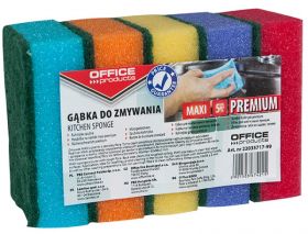Bureti pentru spalat vasele, 62 x 96mm, 5 buc/set, Office Products Maxi Premium - culori asortate