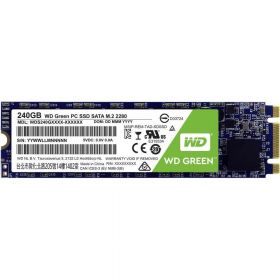 SSD WD, 240GB, Green, M.2 2280 SATA, rata transfer r/w 540mbs/465mbs