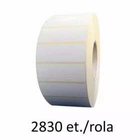 Role etichete semilucioase ZINTA 80x50mm, 2830 et./rola