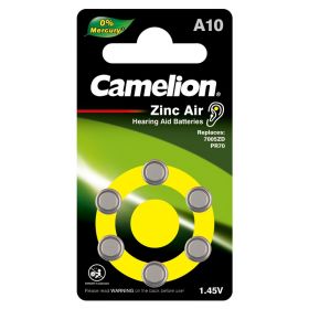 Camelion baterie zinc-aer Premium Long Life 1,4V cod ZA10 A10 Made in Germany Blister 6buc