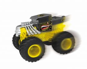 Masinuta Hot Wheels Monster Trucks - Bone Shaker, galben