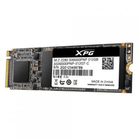 SSD ADATA XPG SX8200 PRO, 512GB, M.2-2280,  PCI Express 3.0x2 NVMe, 3D NAND Flash, R/W speed: up to 3500/3000MB/s