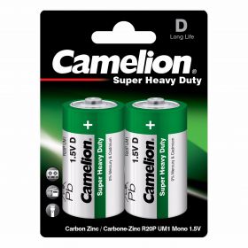 Camelion  baterie Long Life Super Heavy Duty D (R20) Blister 2buc(6/72)