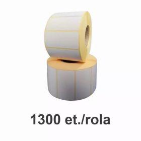 Role etichete semilucioase ZINTA 45x25mm, 1300 et./rola