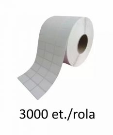 Role etichete semilucioase ZINTA 33x30mm, 3000 et./rola