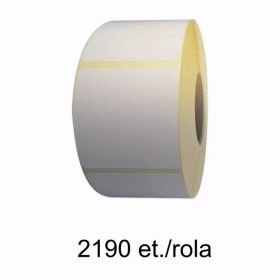 Role etichete semilucioase ZINTA 55x65mm, 2190 et./rola
