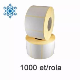 Role etichete termice ZINTA 58x43mm, pentru congelate, 1000 et./rola
