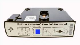 Bratari de identificare Zebra Z-Band Fun, 25x254mm, albastre, cutie, 2100 buc