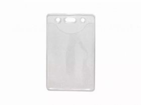 Suport flexibil carduri PVC, plastic transparent, vertical