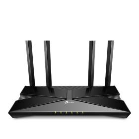 TP-Link Wireless Router, ARCHER AX53;dual band AX3000 5 GHz: 2402 Mbps (802.11ax), 2.4 GHz: 574 Mbps(802.11ax), Standard and Protocol: IEEE IEEE 802.11ax/ac/n/a 5 GHz, IEEE 802.11ax/n/b/g 2.4 GHz, 4 x Antene Externe fixe, 1 x 10/100/1000Mbps port WAN, 4 x