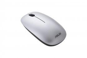 Mouse ASUS MW201C, Optic, Wireless + Bluetooth, 2.4GHz, rezolutie 800/1200/1600dpi, Conveniently work on two devices by just one click (BT/2.4GHz switch); Weight: 59g, Dimensions: 110x60.7x30.7mm, raza 10 metri, design ambidextru, Gray