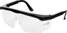 Ochelari de protectie Secure Control, standard EN166, lentile din polycarbonat, brate ajustabile - t